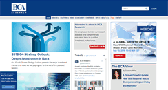 Desktop Screenshot of bcaresearch.com