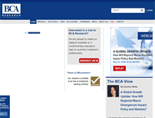 Tablet Screenshot of bcaresearch.com